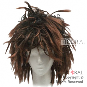 PELUCA HS5930 DESMECHADA NEGRO Y COBRE x 1